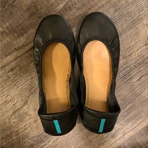 Tieks black Leather Women's Flats